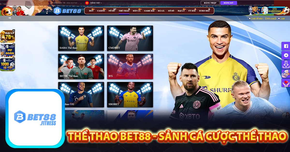 Thể Thao Bet88 - Sảnh Cá Cược Thể Thao Trực Tuyến Uy Tín